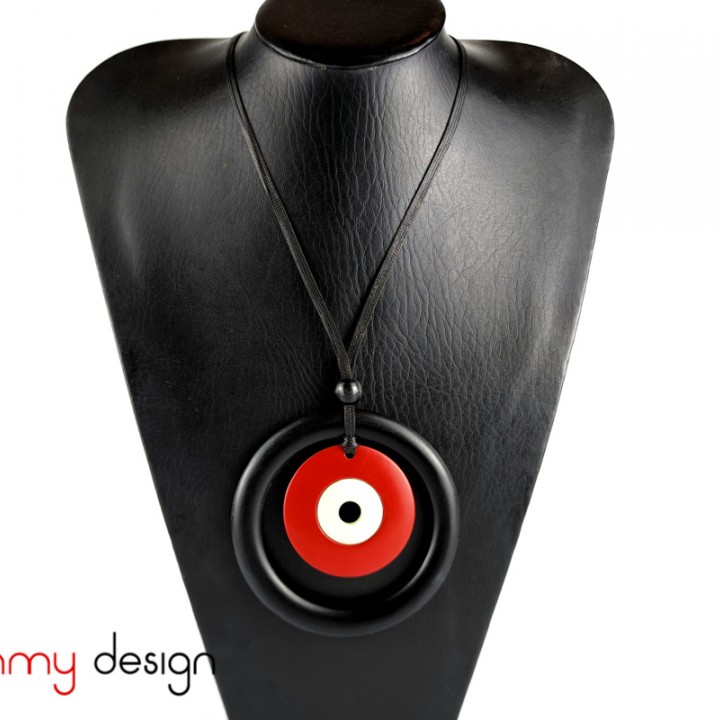 Necklace designed with round pendants